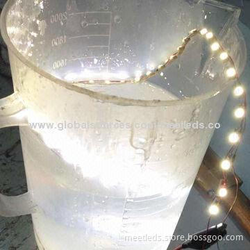 4mm Width 3528 SMD 90 LEDs Per Meter Waterproof IP68 LED Tape Lights, 12V DC Operating Voltage